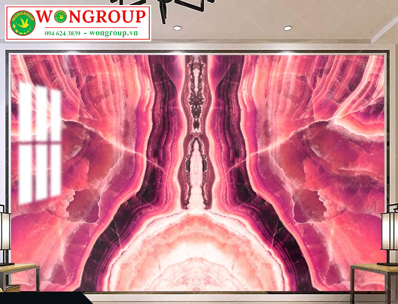 Mẫu Vân Đá Hồng Đặc Sắc