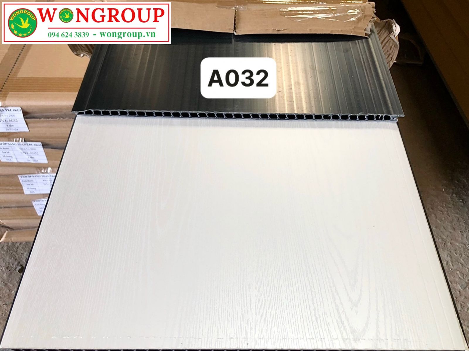 Tấm ốp tường - Ốp trần Nano than tre A032