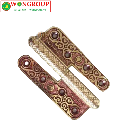 Bản lề cối 128.5mm, cánh 114mm, chất liệu đồng thau
