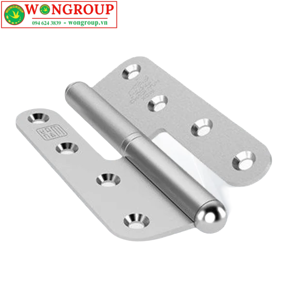 Bản lề cối 128.5mm, cánh 114mm, chất liệu inox
