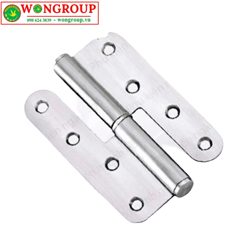 Bản lề cửa đi inox dài 80mm