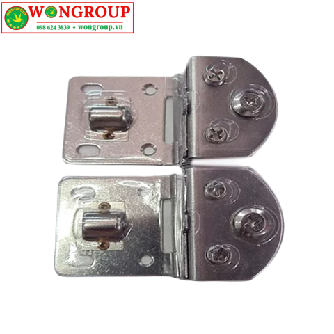  Bản lề kẹp kính tủ 304 inox mờ