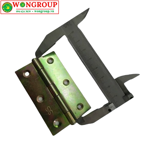 Bản lề lá 76x48mm dày 1.4 li, sắt xi bảy màu