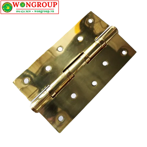 Bản lề lá cửa đi đồng thau cao cấp dài 130mm dày 3mm