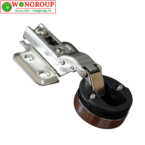 Bản lề nắp bật cho kính cong vừa không giảm chấn