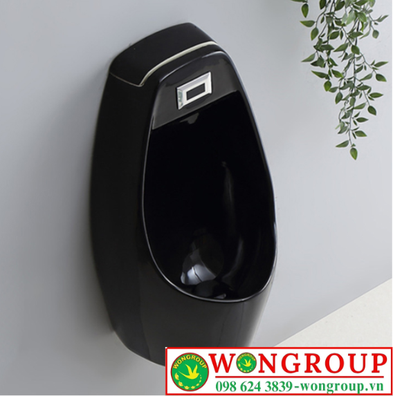 Bồn Tiểu Nam Cảm Ứng Treo Lửng Đen  WonGroup NV-502D