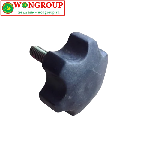 Bulong núm nhựa vặn tay M6, M8, loại đầu bầu, màu đen