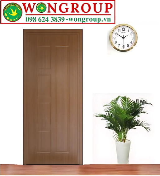 Cửa nhựa Composite dán da 1