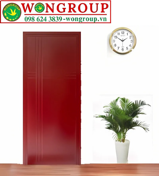 Cửa nhựa Composite dán da 13