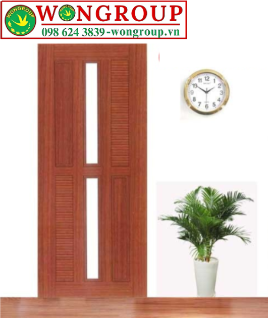 Cửa nhựa Composite dán da 17