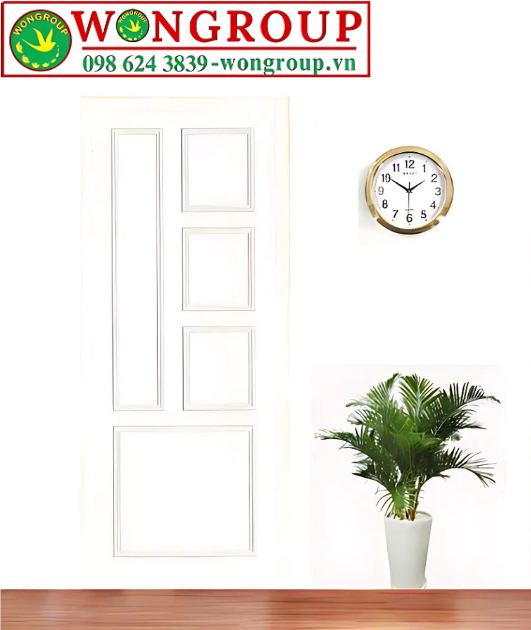 Cửa nhựa Composite dán da 20