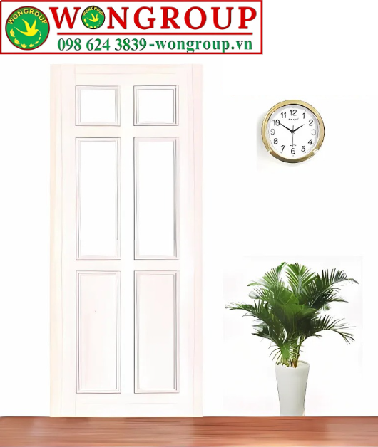 Cửa nhựa Composite dán da 21