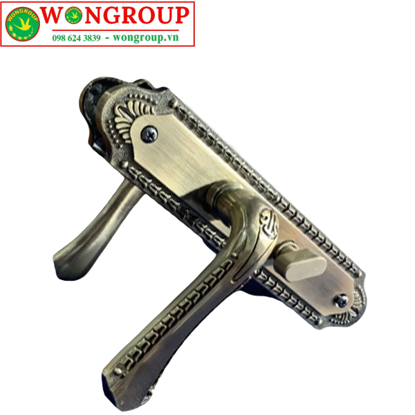 Khóa tay gạt bằng hợp kim, hoa văn cổ điển