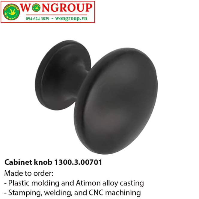 Núm tay nắm tròn kích thước 25x25mm 