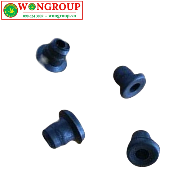 Nút bít bằng nhựa phi 8 chân quạt, màu đen