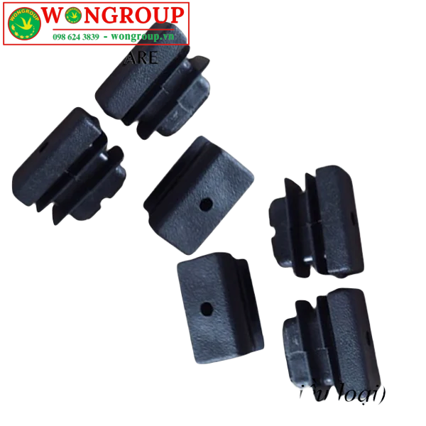 Nút chụp nhựa trong, màu đen