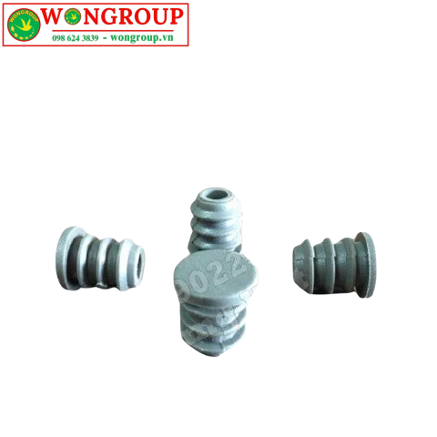 Nút nhựa tròn phi 14, đầu dẹp gân ngang