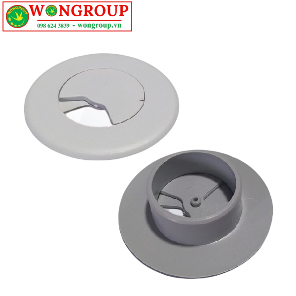 Nắp luồn dây điện màu xám