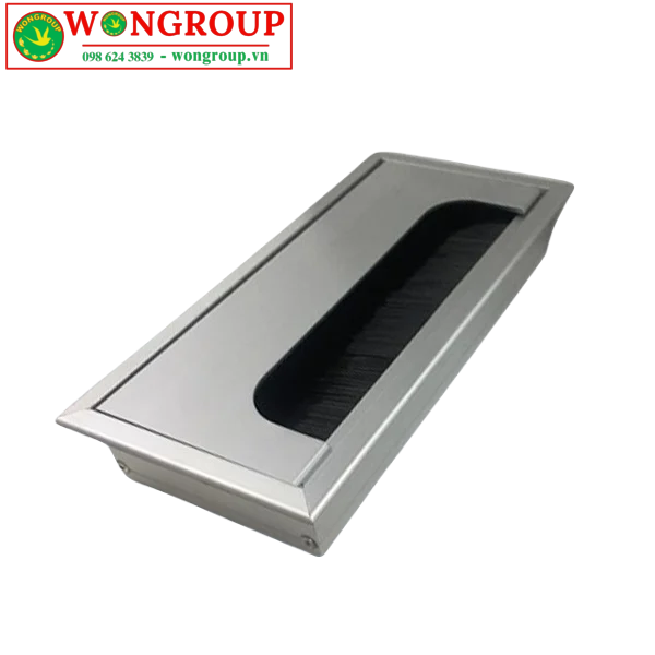 Nắp luồn dây điện nhôm, hình chữ nhật 160x80
