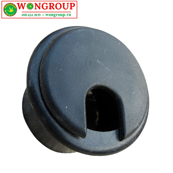 Nắp luồn dây điện nhựa màu đen 50mm