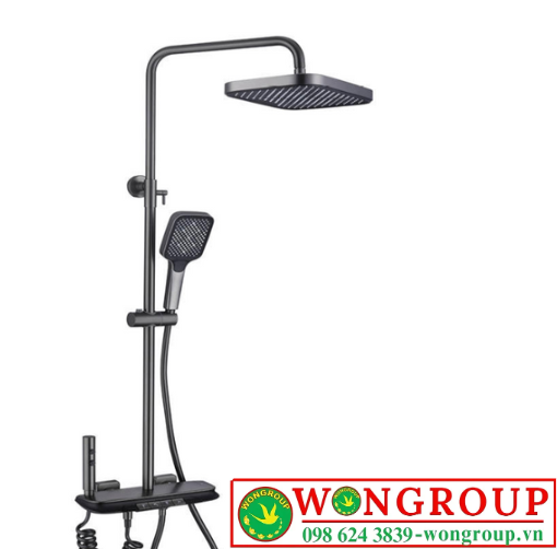 Sen Cây Tắm Đứng Nóng Lạnh Đồng Thau Mạ PVD Hiển Thị Nhiệt Độ WonGroup NV-832X