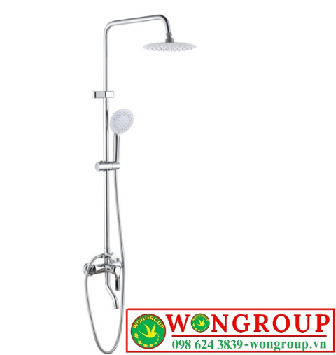 Sen Cây Tắm Nóng Lạnh Đồng Thau Mạ Crom WonGroup NV-846