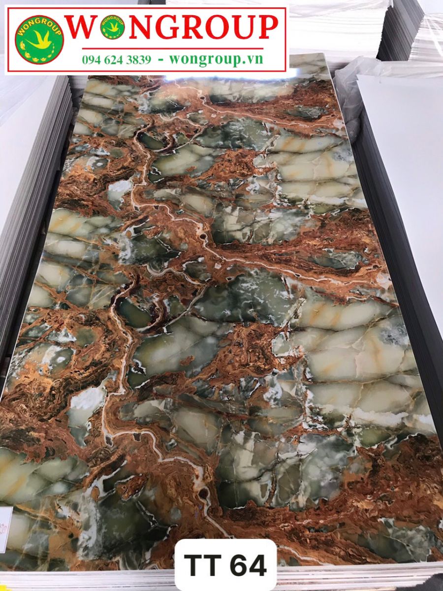 Tấm ốp PVC vân đá TT64