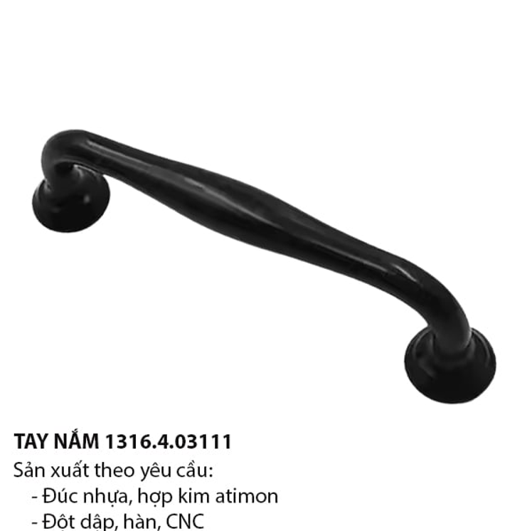Tay nắm tủ 03111