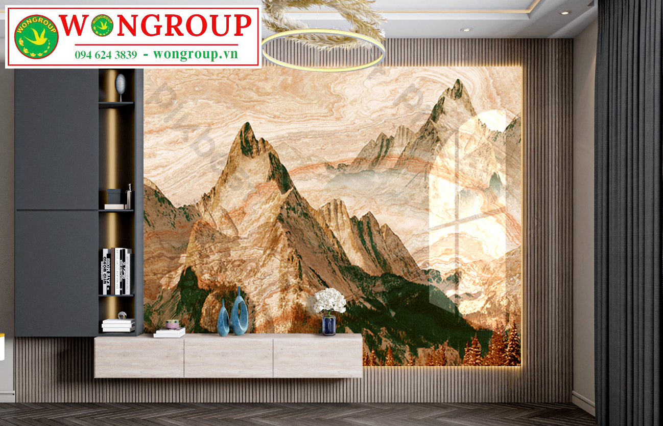 Tranh Vân Đá Phong Cảnh MS648