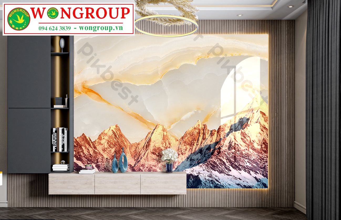 Tranh Vân Đá Phong Cảnh MS650