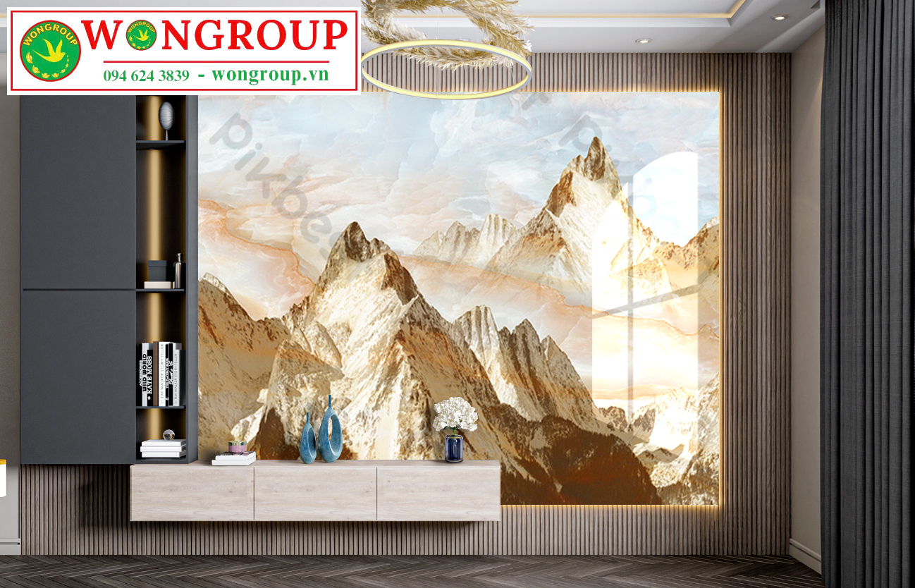 Tranh Vân Đá Phong Cảnh MS654