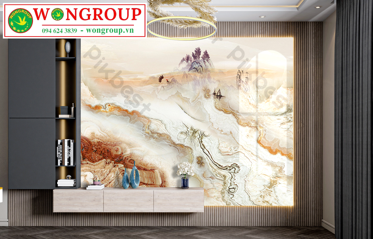 Tranh Vân Đá Phong Cảnh MS665