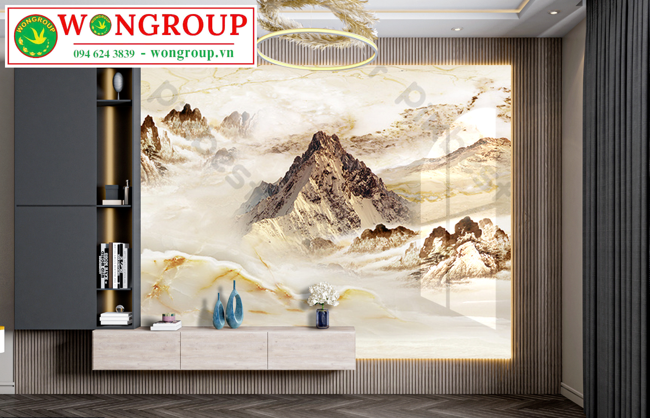 Tranh Vân Đá Phong Cảnh MS667