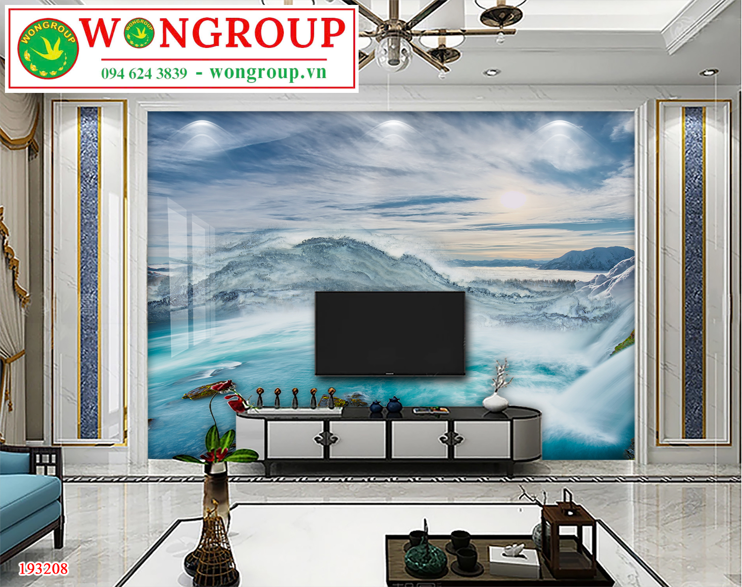 Tranh Vân Đá Phong Cảnh Sơn Thuỷ MS204