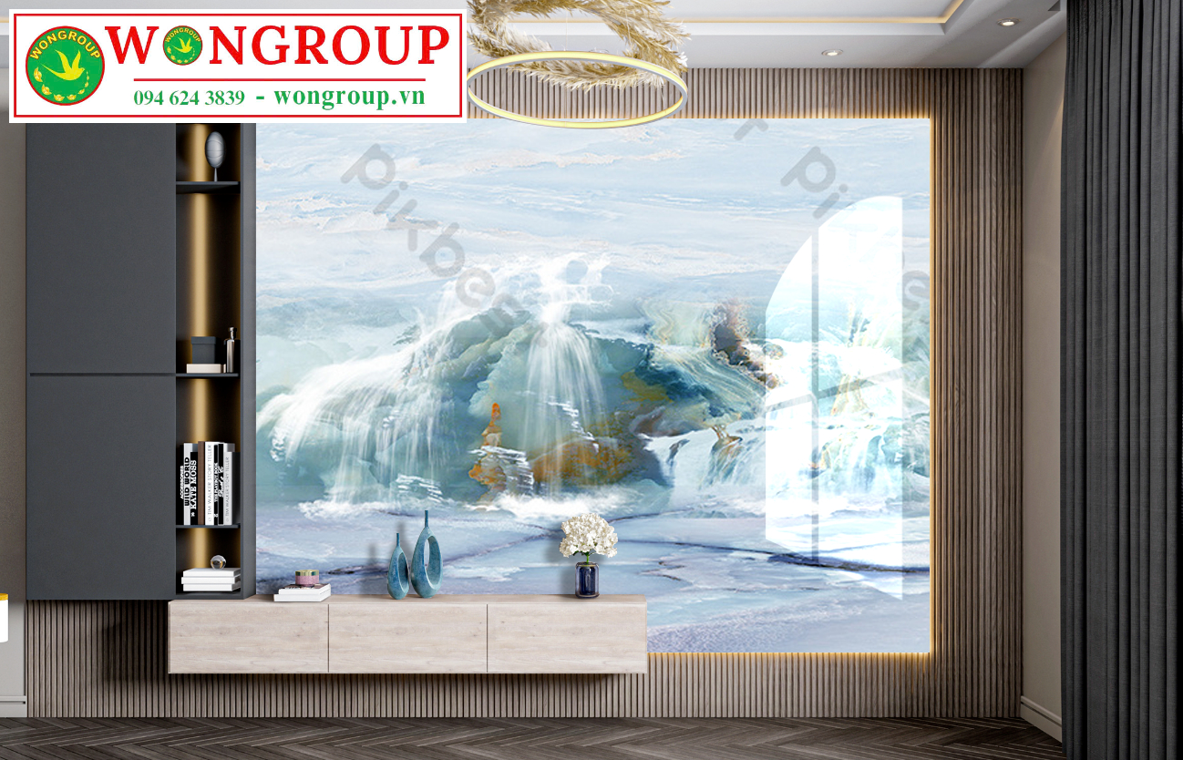 Tranh Vân Đá Phong Cảnh Sơn Thuỷ MS655