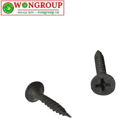Vít gỗ đầu bằng ren nhuyễn M3.5, màu đen