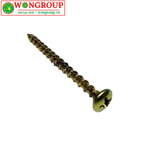 Vít gỗ đầu dù răng nhuyễn M4, bảy màu