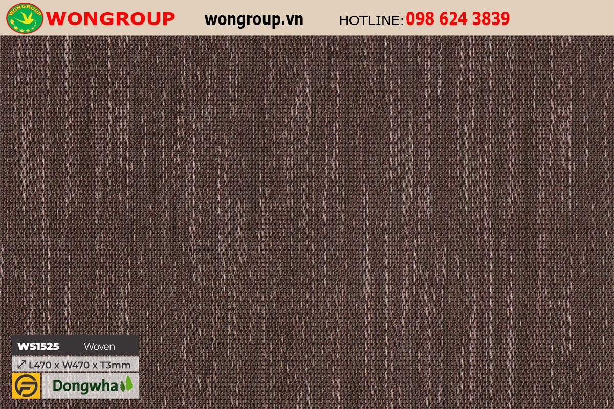 Sàn nhựa WS1525 Woven - 3mm