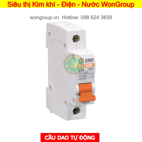 Cầu dao tự động MCB SC108N - 1 Cực
