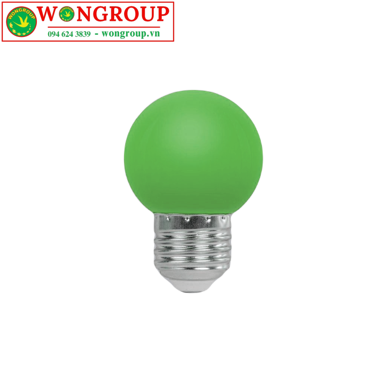 ĐÈN LED BULB 1.5W MPE - XANH LÁ CÂY