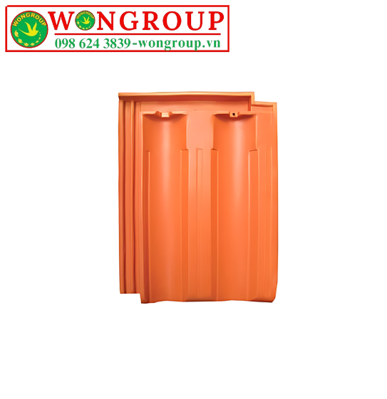 WG NGÓI 10  ENGOBE 1 MẶT MÀU ĐỎ