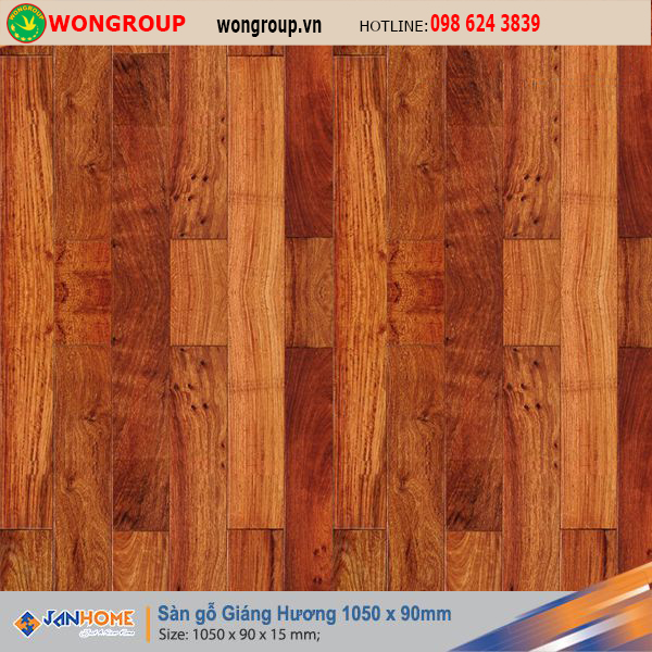 Sàn gỗ Giáng Hương 1050 x 90mm