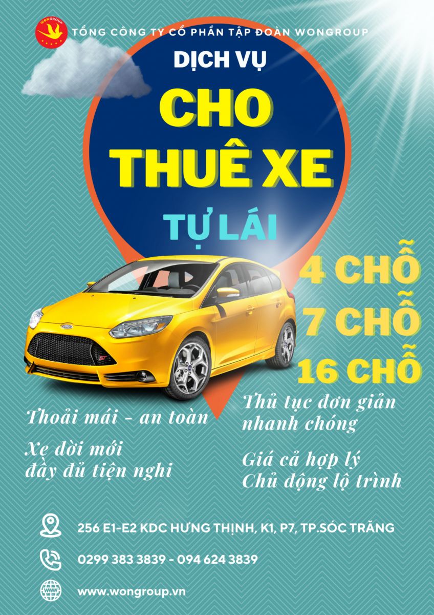 DỊCH VỤ CHO THUÊ XE TỰ LÁI 2023