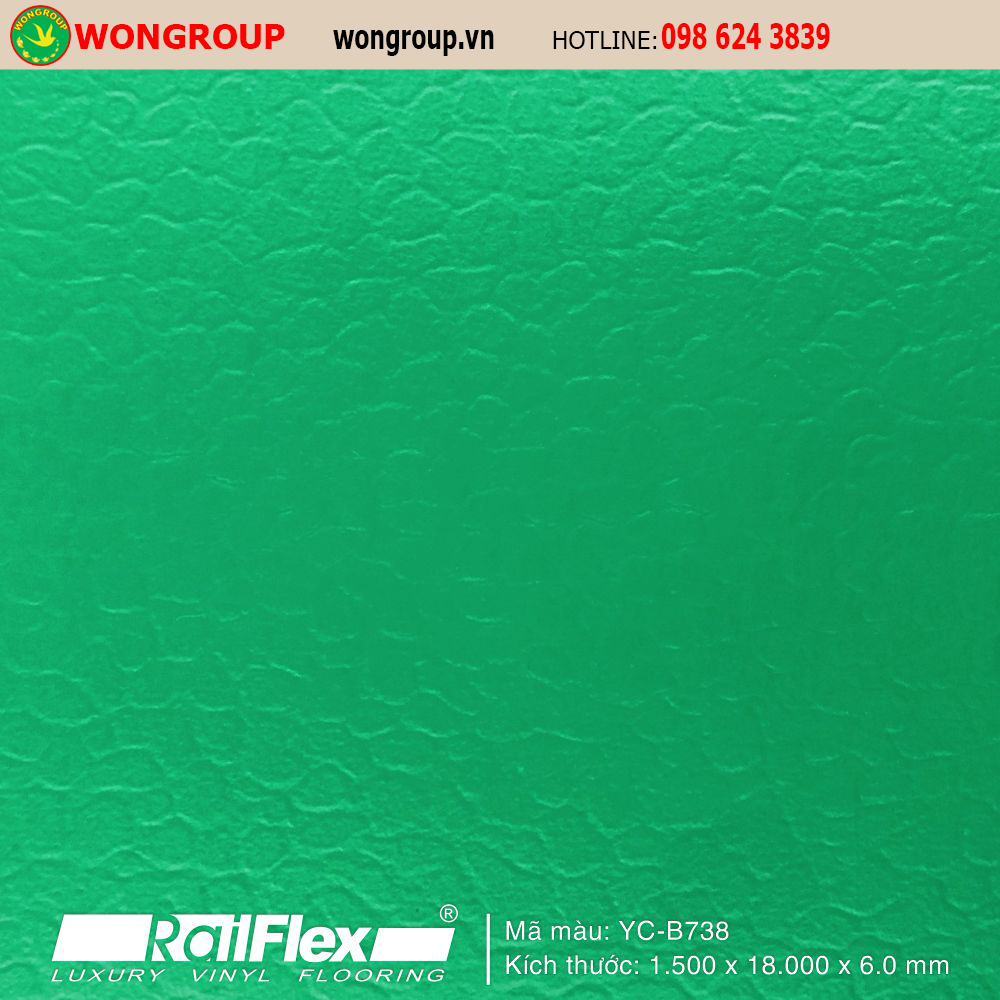 Sàn nhựa thể thao 6mm YC-B738