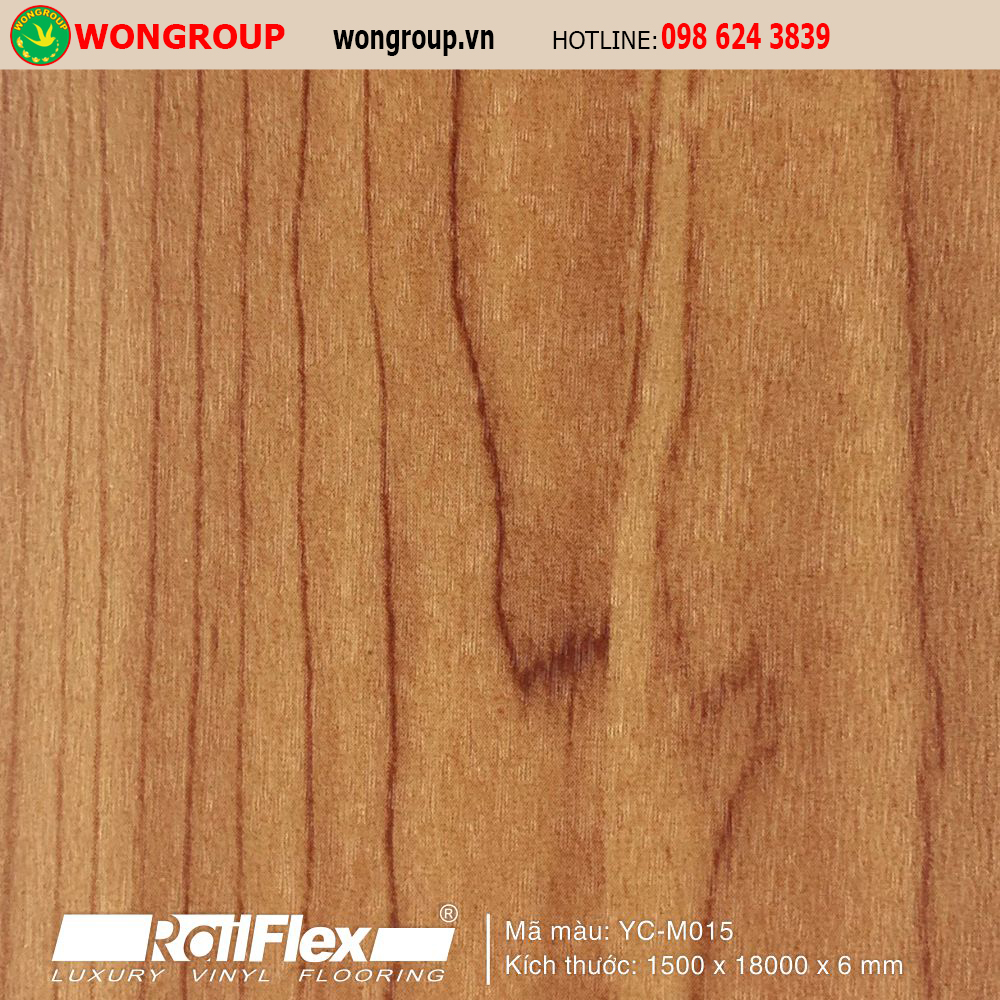 Sàn nhựa thể thao vân gỗ YC-M015