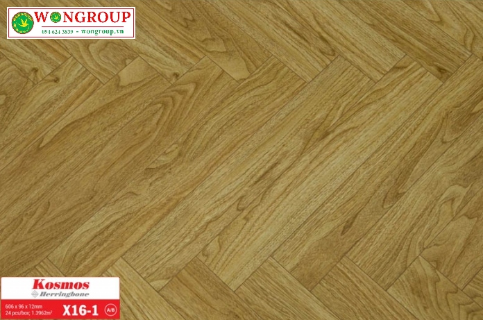 Kosmos Herringbone Green HDF 8mm