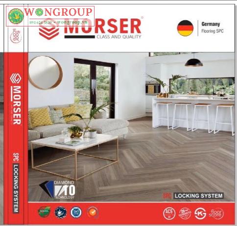 Sàn nhựa Morser 4ly hèm xương Cá