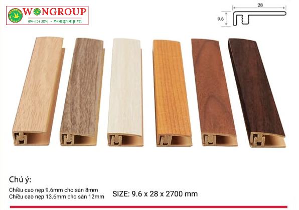 Nẹp F nhựa 8mm/12mm